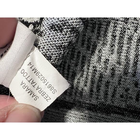 Diane von Furstenberg Skirt Small Samara Zebra Tattoo knit Stretch Funky Animal - Picture 11 of 13